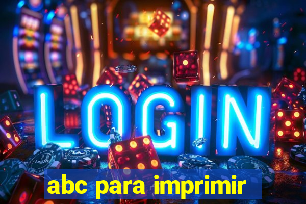 abc para imprimir